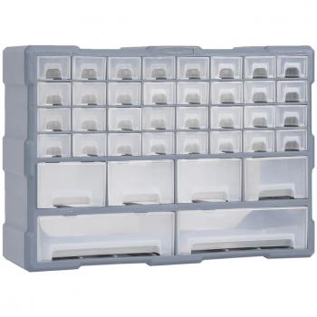 Organizador multicajones con 40 cajones 52x16x37,5 cm
