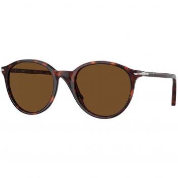 Persol PO3350S Polarized Men's Sunglasses Tortoiseshell Size 53