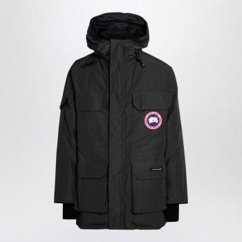 Canada Goose Men's Expedition Nylon Parka, Grey, Size Small, Model 2051MNY