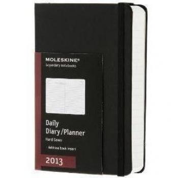 Moleskine 2013, Daily Diary, Pocket, Color Negro - agenda 2013 diaria pocket tapa dura