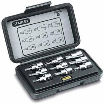 Stanley 1-89-098 - Juego 9 llaves de vaso 1/2 torx