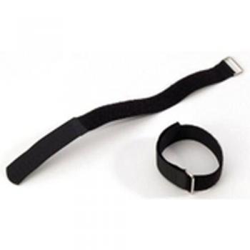 Fascetas de Velcro Adam Hall VR4040BLK 400 x 38 mm Negras Paquete de 10