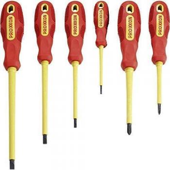 Proxxon 22 630 Set de 6 Piezas de Destornilladores Aislados VDE, 4 x PL, 2 x PH