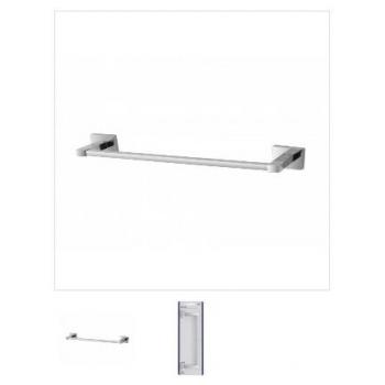 Porta Asciugamani de Baño 35 cm Rock en Cromo Feridras