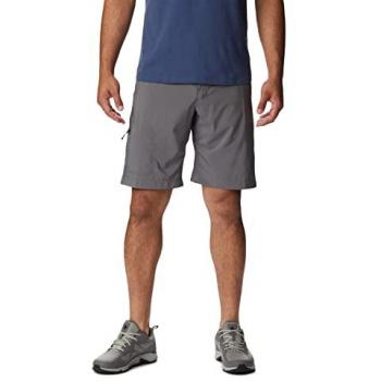 Columbia Pantalones Cortos Silver Ridge™ Utility, pantalones cortos de senderismo para hombre, color gris azulado, talla 34