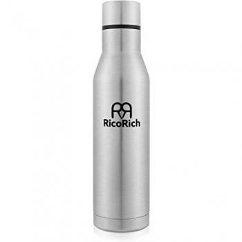 ricorich doble pared aislado al vacío acero inoxidable deporte botella de agua, al aire libre Viajes thermoses botellas, libre de BPA, 26oz / 750ml