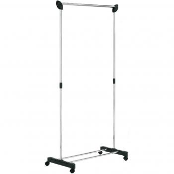 MSV Ropa Interior de Deporte, Acero Cromado, Negro, 80x43x84 cm