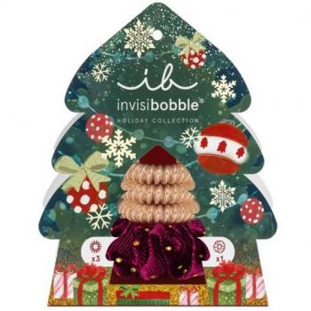 Set de Peinado Invisibobble Edición Limitada Las Buenas Cosas Vienen en Árboles 4 Piezas
