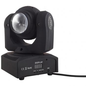 Proyector RGB Doble Cabeza Giratoria LED con Efectos de Disco y Luz Estroboscópica para DJ