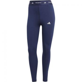 Adidas Women's Techfit 7/8 Fitness Leggings in Blue