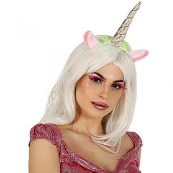 FIESTAS GUIRCA Diadema de Diadema de Plata Unicornio