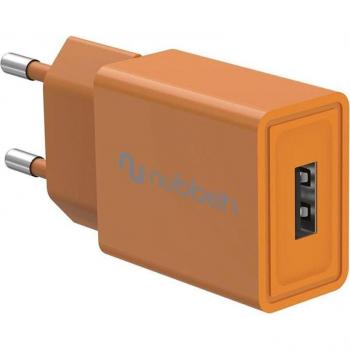 Cargador de Pared Nubbeh 10W 2A USB-A Color Naranja