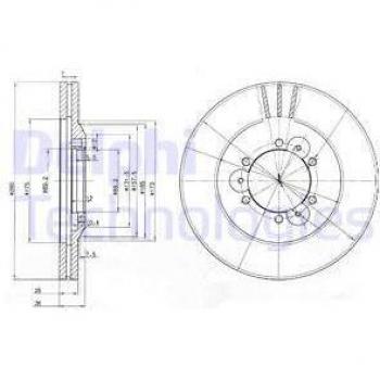 Disco de freno DELPHI BG3378