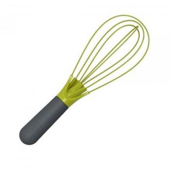 Batidor 2 en 1 Joseph Joseph Twist de Silicona Gris/Verde