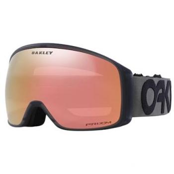 Oakley Flight Tracker L Ski Goggles - Matte Forged Iron with Prizm Rose Gold Iridium Lens