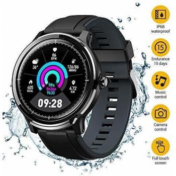 SmartWatch,Reloj Inteligente Impermeable IP68,Bluetooth Relojes Deportivos Pantalla táctil completa para monitor deportivo para dormir,Pulsera Actividad Inteligente Hombre Mujer para iOS y Android