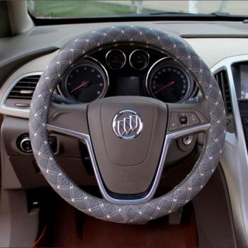 Labellevie Cubierta del Volante Cubre Volante Fundas para Volante Cuero Artificial Antideslizante 36-38cm