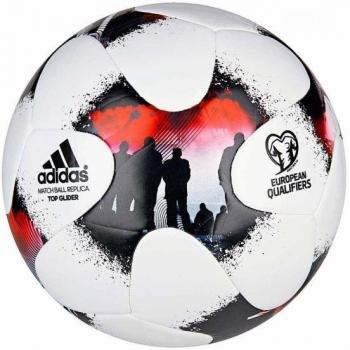 adidas Europeanqgli - Balón de fútbol, color blanco, talla 3