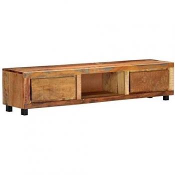 SengentoStyle Tv-meubel 150x30x33 cm massief gerecycled hout