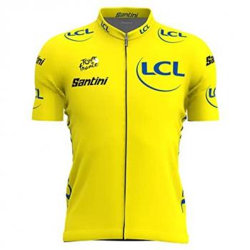 Tour de France 2024 Replica Yellow Leader Short Sleeve Jersey - Classic Fit - XXL