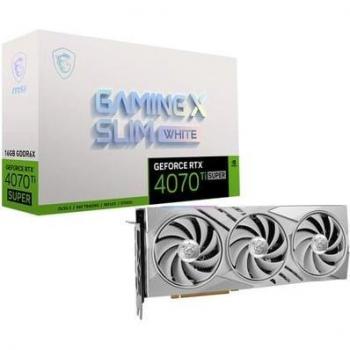 MSI GeForce RTX 4070 Ti SUPER GAMING X SLIM White 16GB GDDR6X
