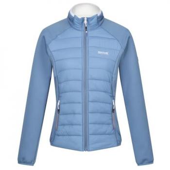 Regatta Women's Clumber V Hybrid Water-Repellent Jacket - Coronet Blue, Size 8