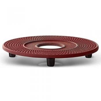 Bredemeijer Salvamanteles INBG005R, Inoxidable, Rojo, 134x134x17mm