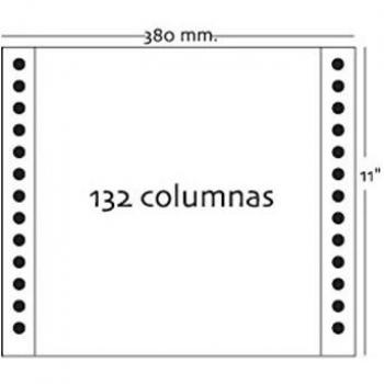Fabrisa 145472 - Pack de 2500 hojas de papel continuo, color azul