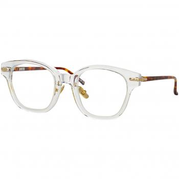 Linda Farrow ATKINS LF42A Asian Fit C3 Men's Eyeglasses Clear Size 49 - Blue Light Block Available