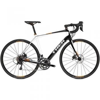 Trek domane 4.3 Disc, carbon, carreras, 2015, negro blanco naranja, RH 56