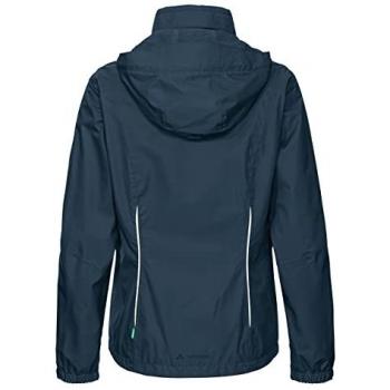 Vaude Women's Escape Bike Light Jacket - Waterproof Cycling Jacket - Dark Sea Blue - Size 42