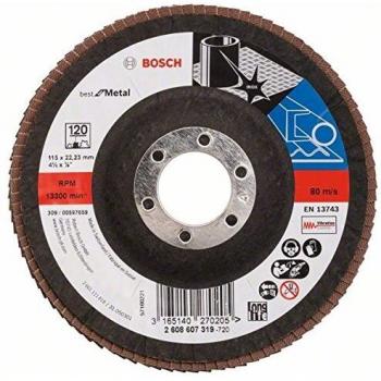 Bosch 2 608 607 319 - Disco de láminas - 115 mm, 22,23 mm, 120