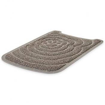 Alfombrilla para caja de arena Nestor y Aseo - 47 x 31 cm, gris