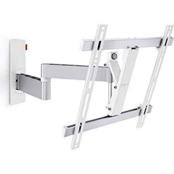 Vogel's Wall 3245W Blanco, Soporte de Pared para TV 32 - 55 Pulgadas, Inclinable y Giratorio 180º, Máx 20 kg y con Sistema Vesa Máx. 400X400