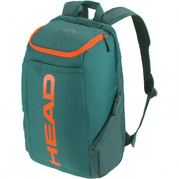 Head Pro Tennis Backpack 28L - Dark Cyan/Fluorescent Orange