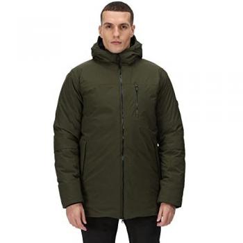 Chaqueta Parka Yewbank II Verde Oscuro para Hombre, Impermeable y Aislante