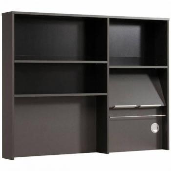 Estantería Módulo Multifuncional de Cocina 118 cm Color Gris Estilo Moderno