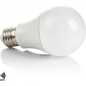 Bombilla inteligente DAM con control a distancia 6x6x11 Cm. Color: Blanco