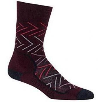 Icebreaker - Calcetines de Senderismo para Mujer, Mujer, IBND15, Velvet/Prism/Smoke, Small