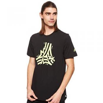 adidas Tgo Grfx Logo T Camiseta, Hombre, Negro, XL
