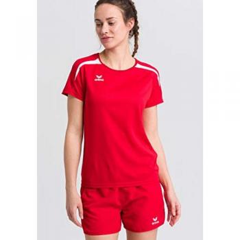 Erima Liga 2.0 Women's Short Sleeve T-shirt Red/Tango Red/White