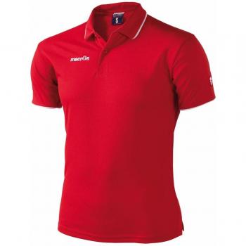 Macron Draco Red Polo Shirt XL
