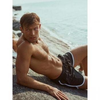 Björn Borg Retro Swim Shorts Black, Size S