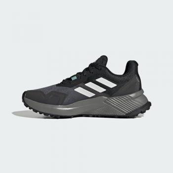 Zapatillas de montaña adidas Terrex Soulstride mujer, color negro y blanco, talla 42 EU, diseñadas para trail running