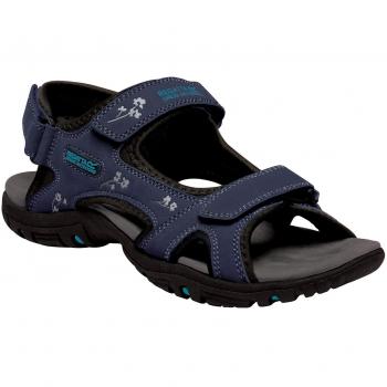 Regatta Women's Haris Lightweight Walking Sandals - Navy Black, Size: UK3