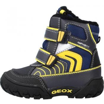 Botas de Niña Geox B Gulp B Boy Abx Azul, impermeables, con membrana transpirable, suela antideslizante, cierre de velcro y diseño moderno