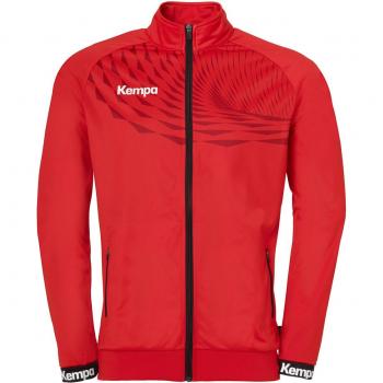 Kempa Chaqueta de Chándal Wave 26 Poly - Chaqueta deportiva de entrenamiento en poliéster, ligera y elástica, con bolsillos con cremallera, diseñada para niños y hombres