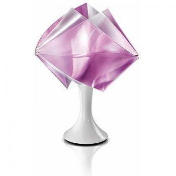 Lámpara de mesa diseño Prisma Gemmy, color violeta