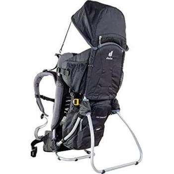 Deuter Kid Comfort 1 - Portabebés para niños, color negro, talla única