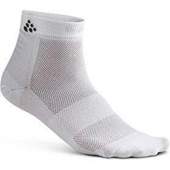 Craft Greatness - Calcetines de ciclismo para running, unisex, Unisex adulto, Zapatillas de Running., CR1906060, blanco, XS